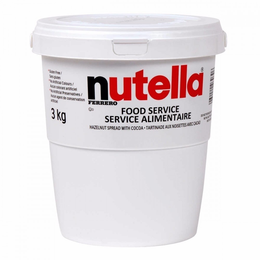 Nutella cacao format économique maxi pot 3 kg de crème à tartiner