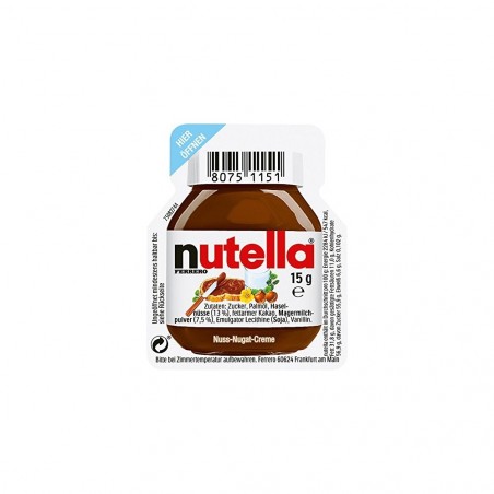Pack économique Nutella cacao 120 paquets de crème à tartiner de 15 g