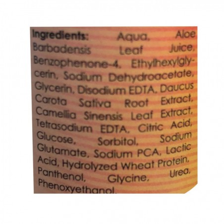 571845 SETABLU Eau bronzante aux extraits d’Aloe Vera sans parabens 100 ml