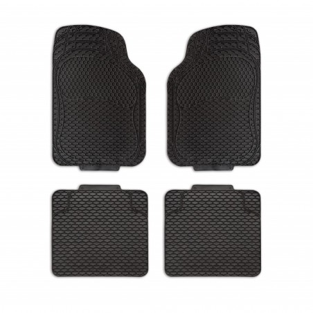 TA059 Ensemble de 4 tapis antidérapants en PVC XONE ALBATROS TANK BLACK