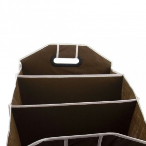 627489 Organisateur de coffre multipoches et pliable 53x31x31cm en TNT