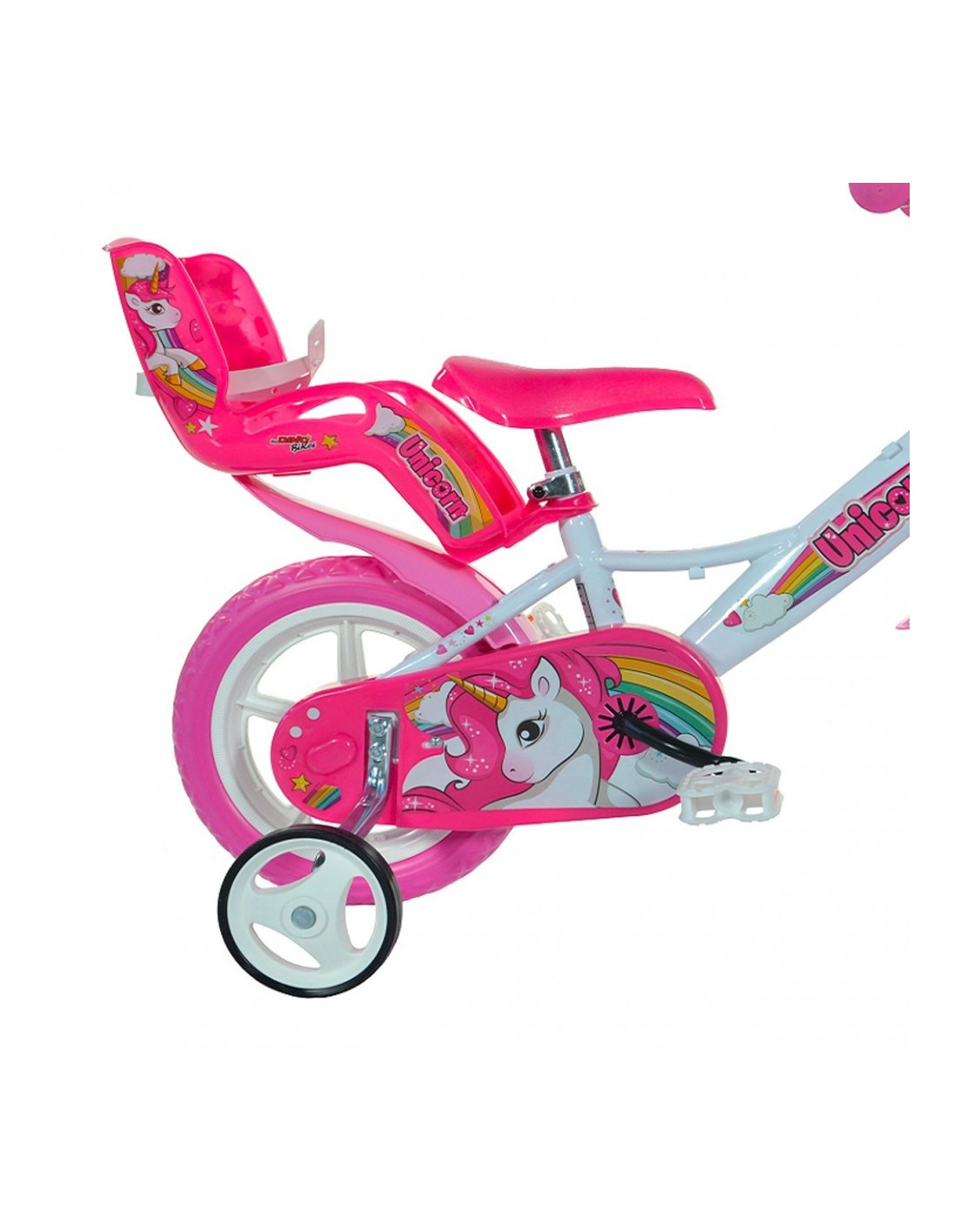 Vélo fille taille 12 UNICORN DINO BIKES 124 RA 3-6 ans