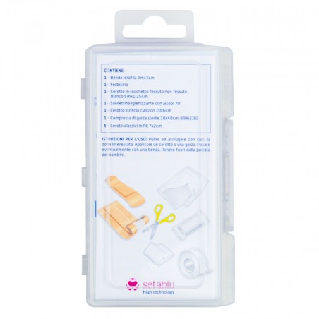 931507 Trousse de secours SOS 7 pièces SETABLU ciseaux bandages pansements