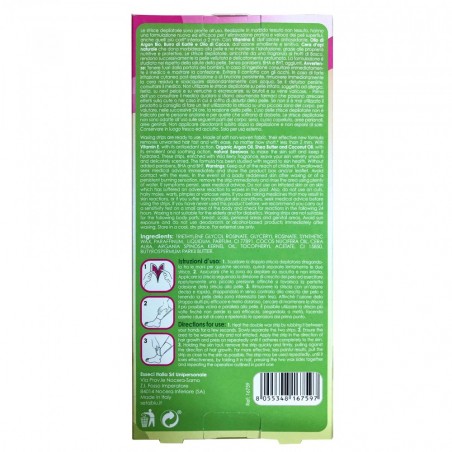 167597 8 bande d'épilation SETABLU à l'huile d'argan et cire d'abeille VITAM. E