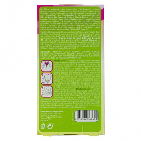 167603 12 bande d'épilation SETABLU à l'huile d'argan et cire d'abeille VITAM. E