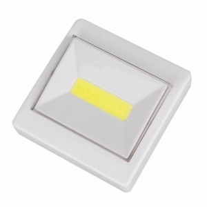 618127 Lampe à piles à LED COB avec bouton et connexions...