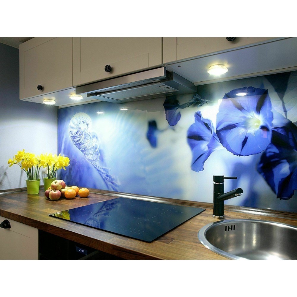 568989 Spots LED à piles avec télécommande à...