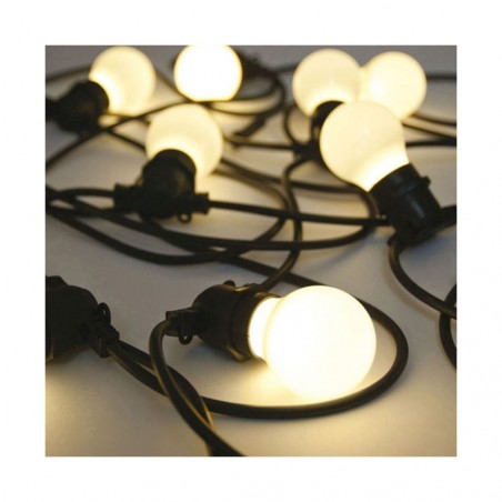 000007 10 Guirlande d'ampoules à LED 5 mètres  pour l'extérieur