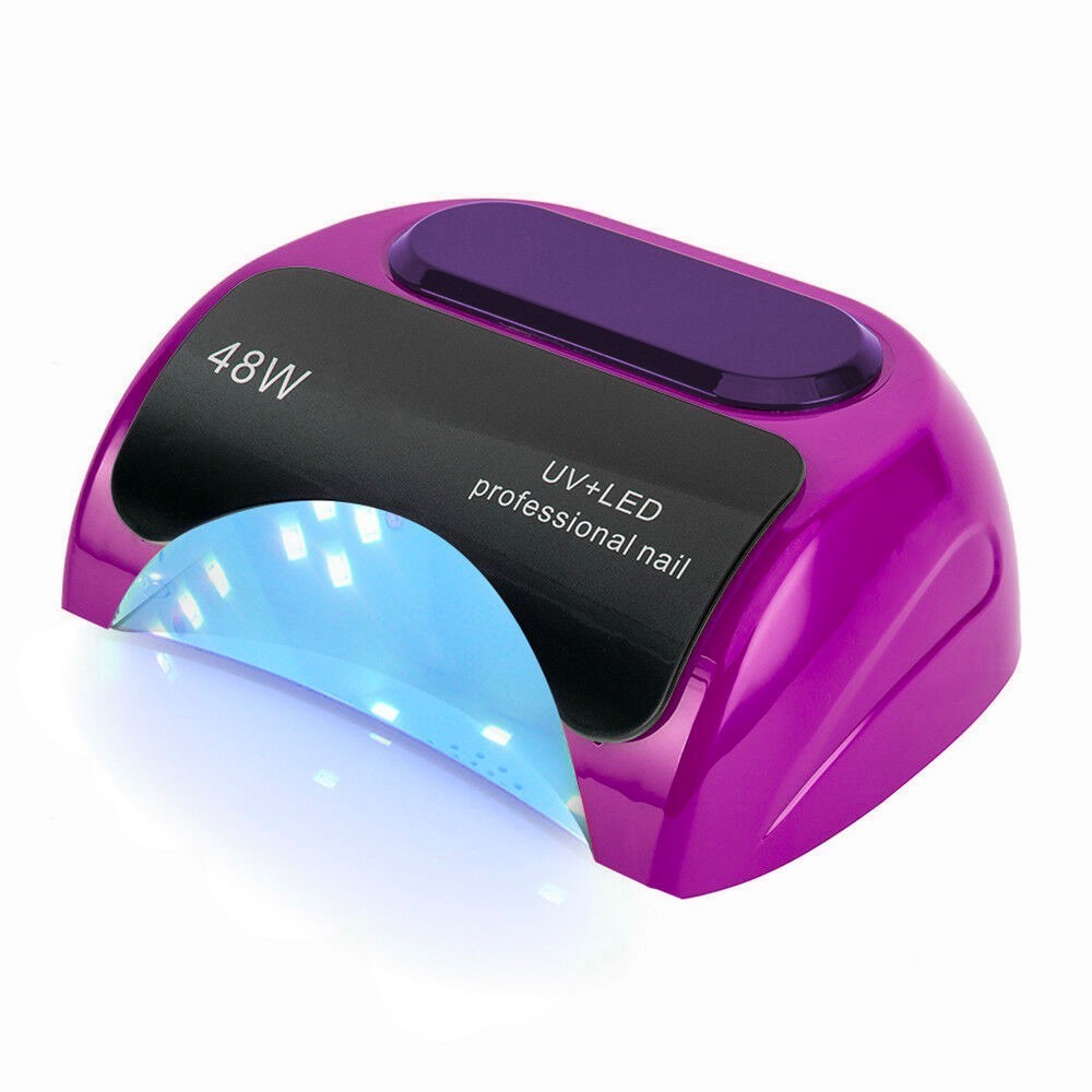 800097 lampe UV 48W 15 led + CCFL sèche vernis...