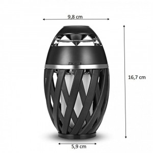 Haut-parleur lanterne effet flamme Cassa avec Bluetooth... 2