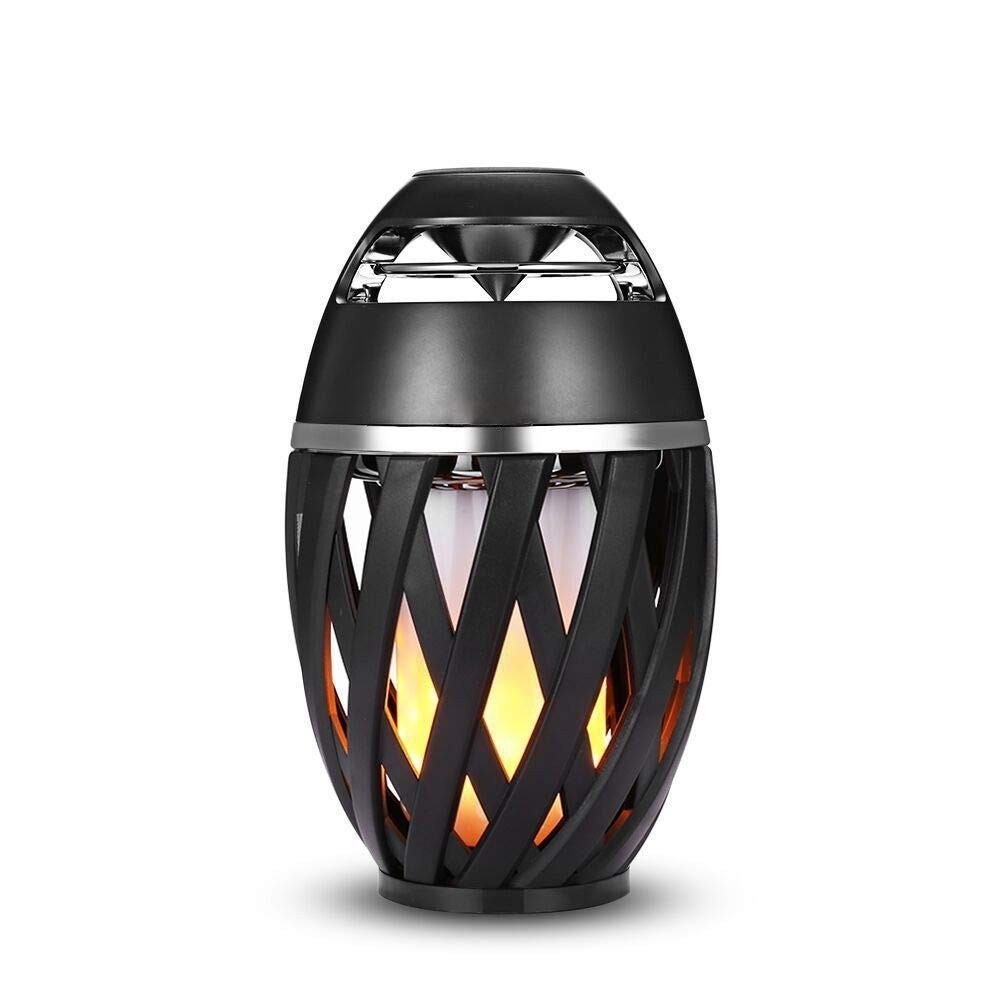 Haut-parleur lanterne effet flamme Cassa avec Bluetooth et rechargeable