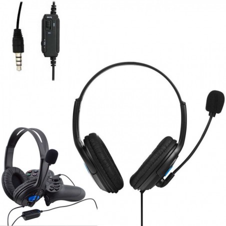 854685 Casque gaming avec microphone Contrôle du volume du jeu  QIAOYANG
