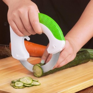 715200 Coupe-légumes, couteau circulaire à poignée... 2