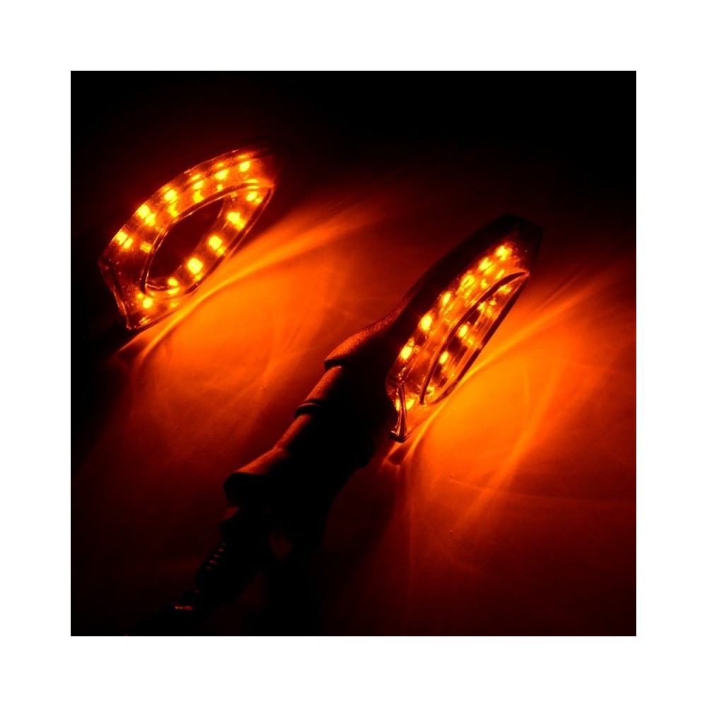 132529 Clignotant LED 12V pour motos et maxi...