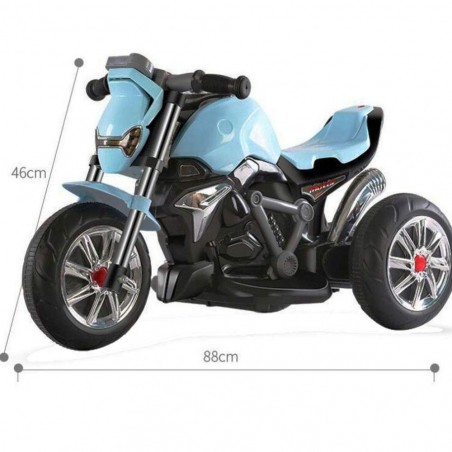 BK31297 Moto électrique BKT GENNY 6V pour enfants avec sons et lumières