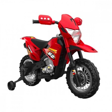 B85493 Moto électrique pour enfants BKT CROSS WARRIOR  mp3 en 2 couleus