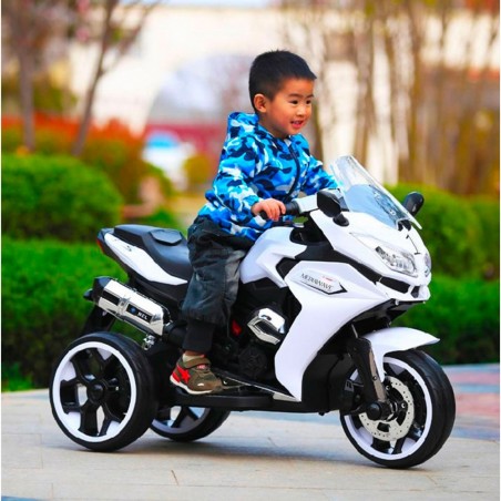B37710 Moto électrique pour enfants BKT lumières et sons 12V MP3 USB