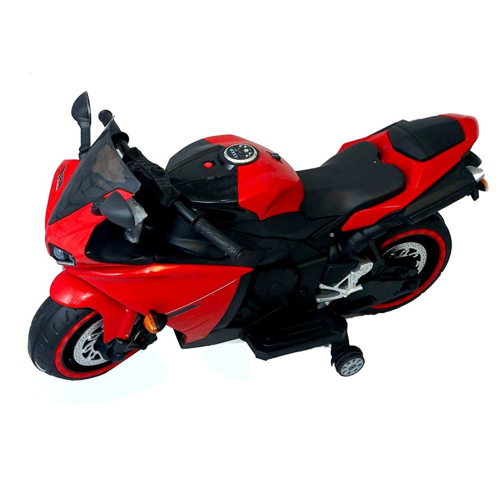 B32150 Moto électrique Faster BKT pour enfants lumières et sons 12V MP3 USB