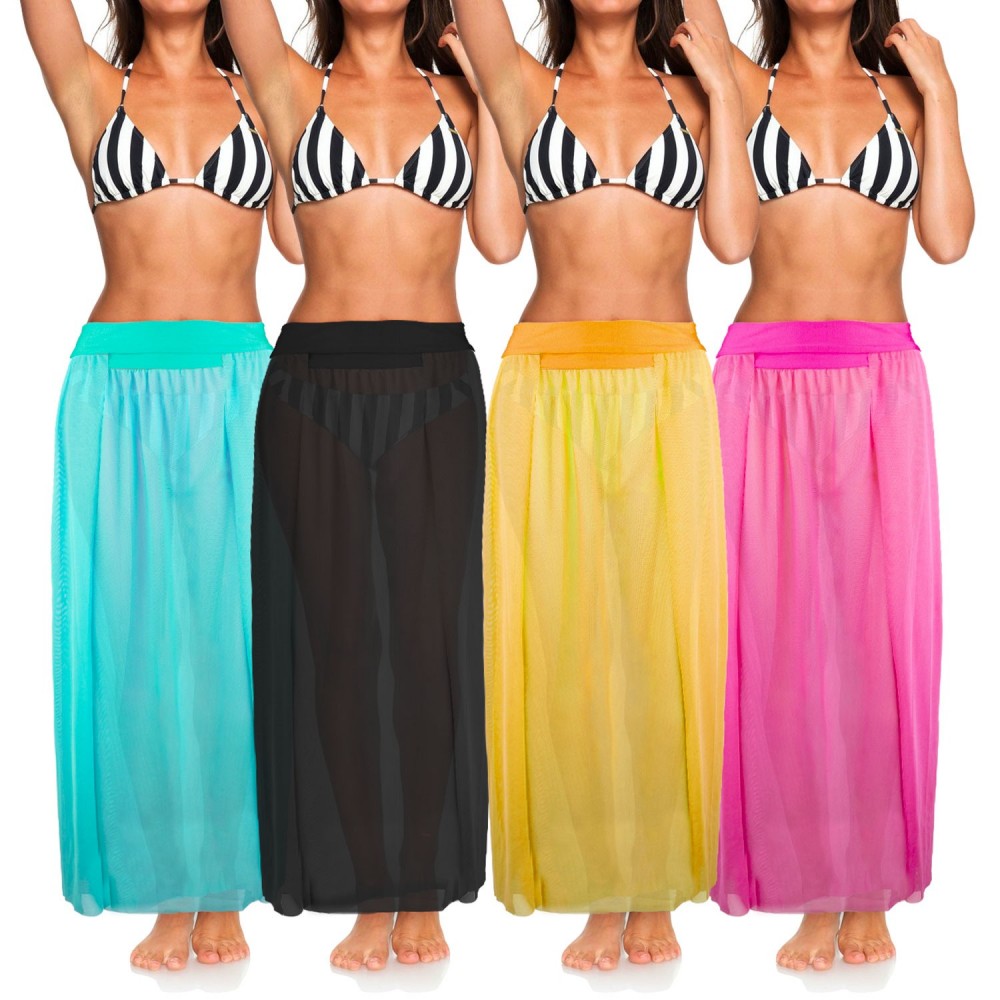 Maxi paréo Agape femme de jupe longue bien ajusté taille de S à XL