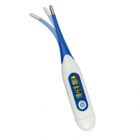 Thermomètre électronique numérique avec écran LCD pointe en couleur flexible