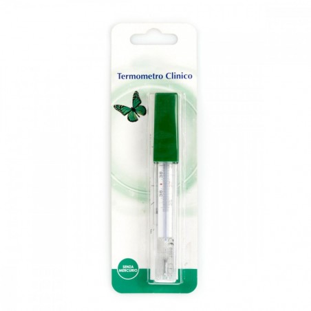 938216 Thermomètre médical SETABLU verre sans mercure avec étui en plastique