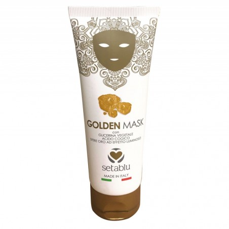 574853 Masque doré SETABLU avec acide kojique et sphères d'or effet lumineux