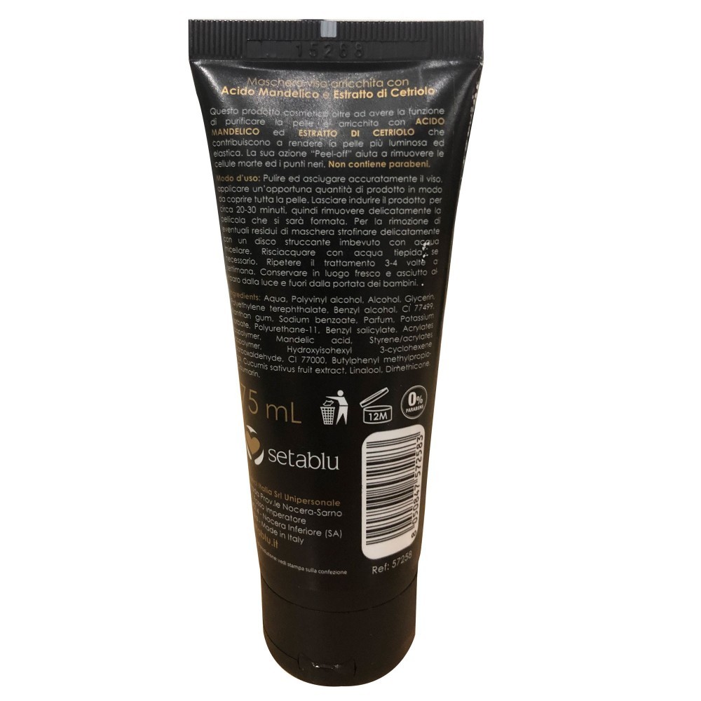 574583 Black mask SETABLU extrait de concombre...