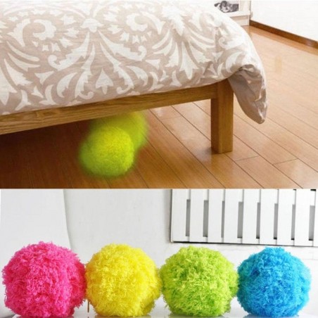 Balle mop avec moteur et housses interchangeables pour nettoyer sols et parquets