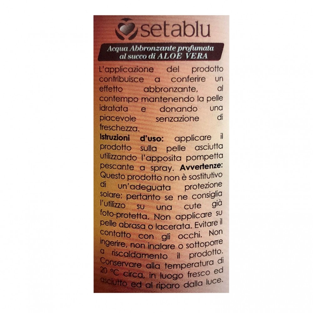 SETABLU huile bronzante aux extraits de noix...