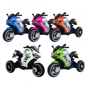 B37602C Moto électrique enfant THREE BKT 12V mp3 lumières...