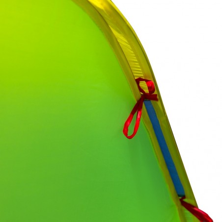 099841 Tente de jeux pliant pour enfants colorée 125x125x140 cm