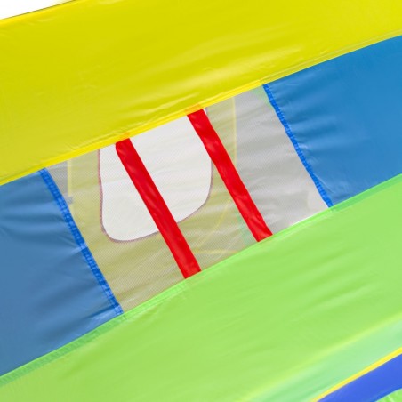 099841 Tente de jeux pliant pour enfants colorée 125x125x140 cm