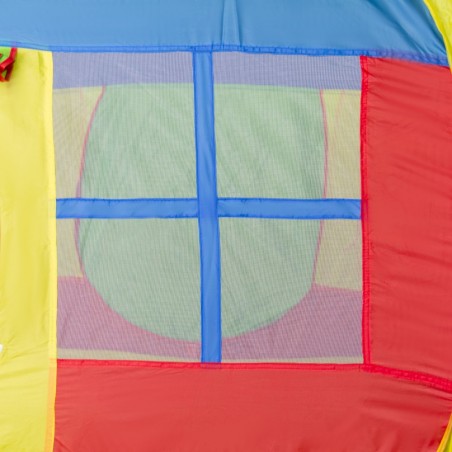 099841 Tente de jeux pliant pour enfants colorée 125x125x140 cm