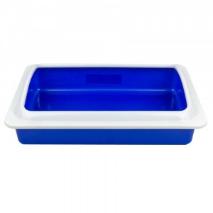 034552 Litière pour chat WELKHOME avec rebord amovible... 2