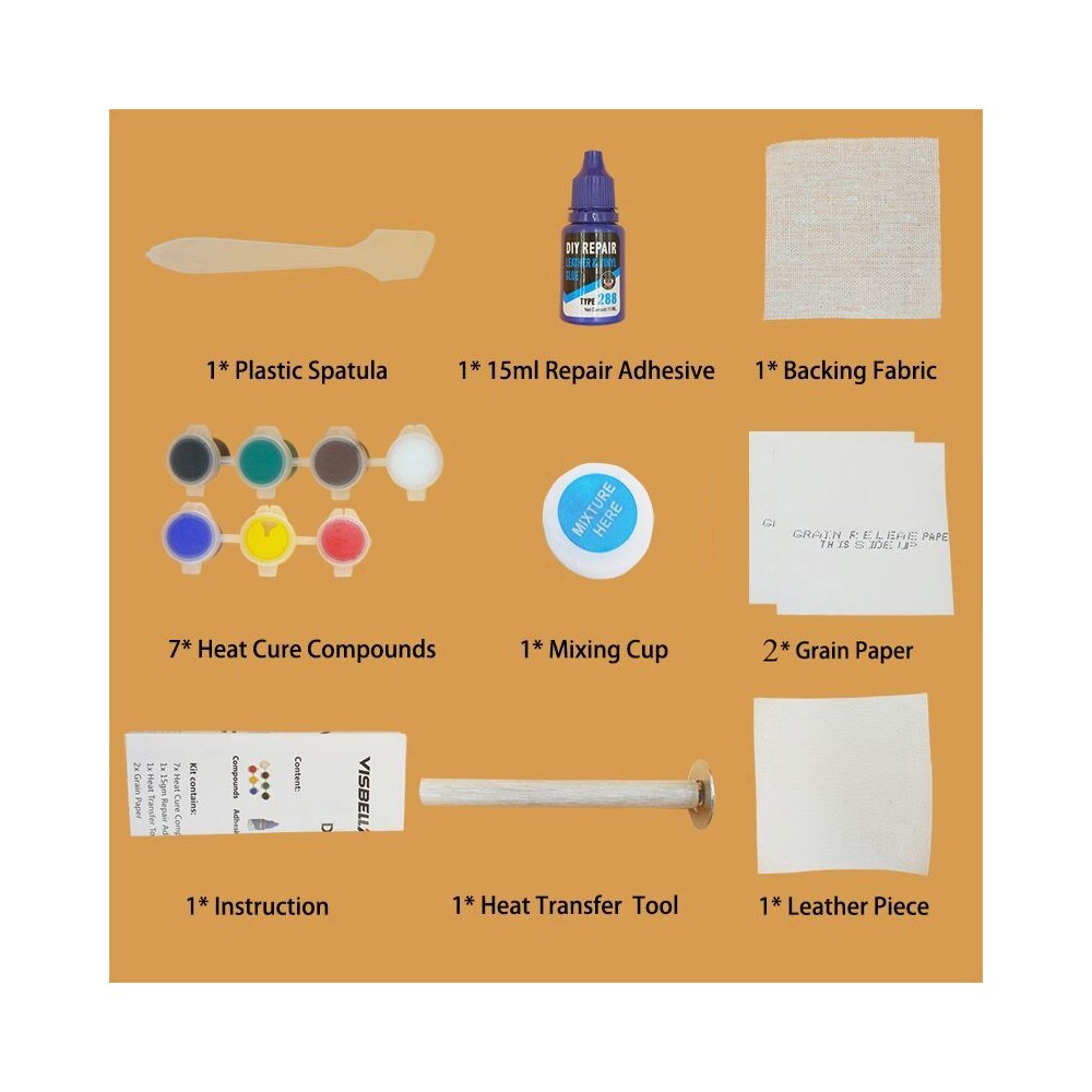 Kit de réparation de bricolage pour surfaces en...