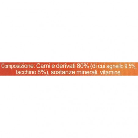 Pâte spéciale pour chien d'agneau et de dinde 400g avec vitamines