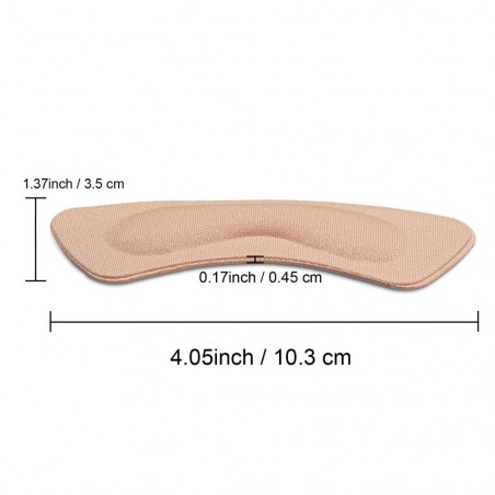 991456 1 paire protecteurs de talon avec adhésif et coussinet souple