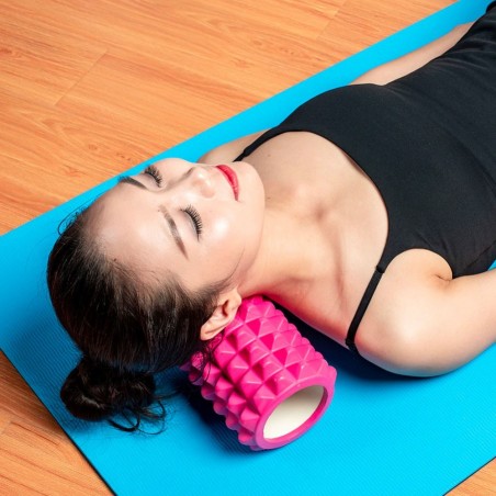 558388 rouleau de Pilates en caoutchouc EVA 33x12cm gymnastique posturale