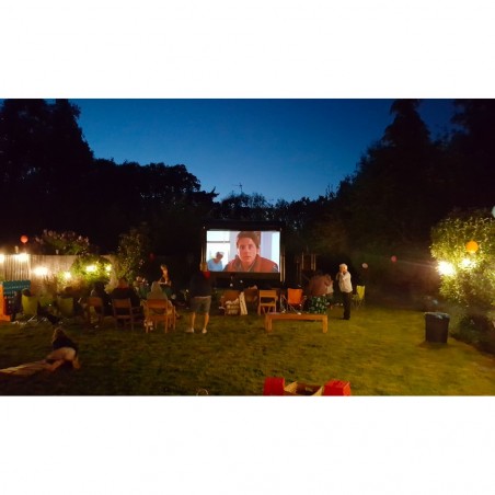 Écran gonflable pour projecteur intérieur/extérieur FUBUCA 320x250cm moteur 350w