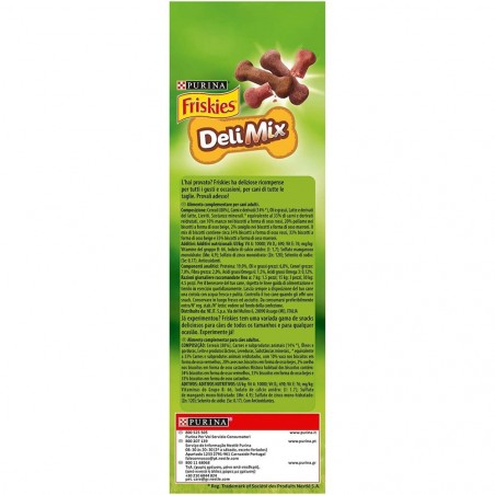 Purina Friskies Delimix Cookies pour chiens adultes 500 g de vitamines