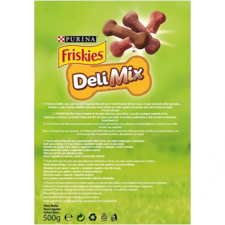 Purina Friskies Delimix Cookies pour chiens adultes 500 g de vitamines