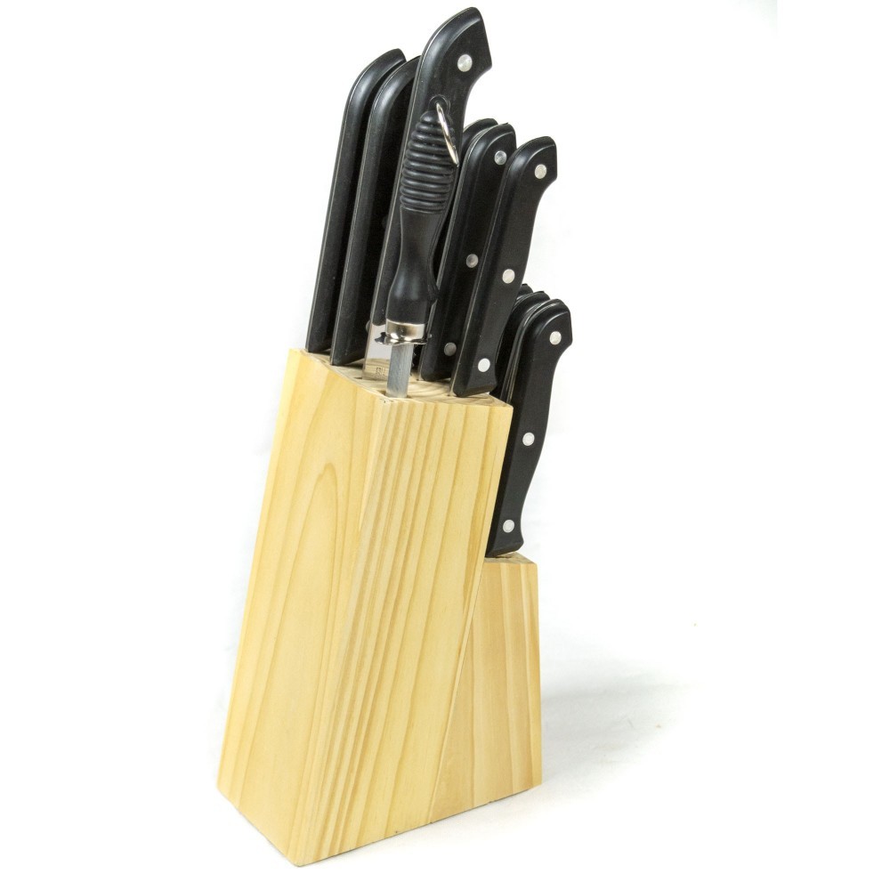 593733 Ensemble 14 couteaux en acier inoxydable...