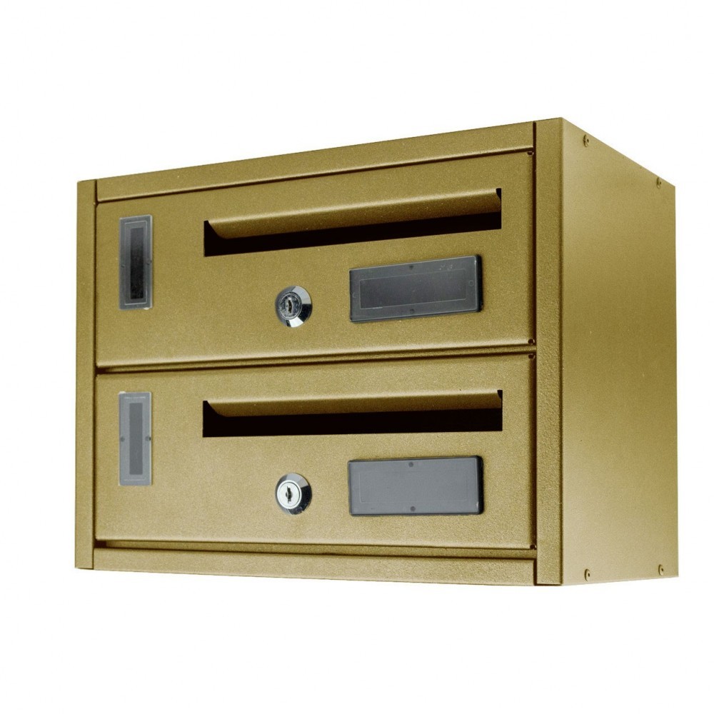 Bloc de 2 boîtes aux lettres ARTIGIAN FERRO...