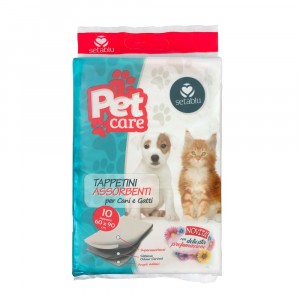 578660 Pack 10 tapis absorbants avec talc SETABLU 60x90...