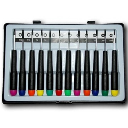 tournevis de précision 12 pièces de bijoux et ordinateur portable