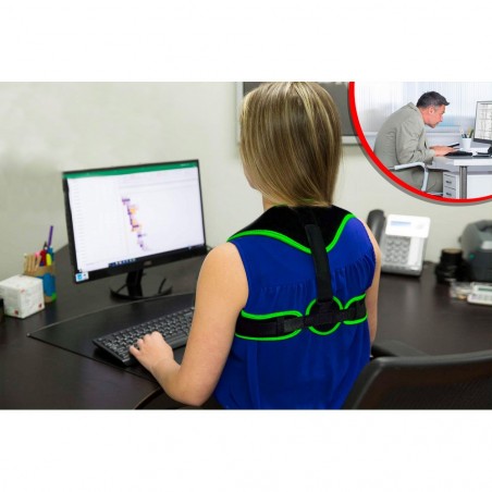 731547 Bande postural correctif épaule et dos contre la sciatique et la douleur