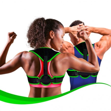 731547 Bande postural correctif épaule et dos contre la sciatique et la douleur