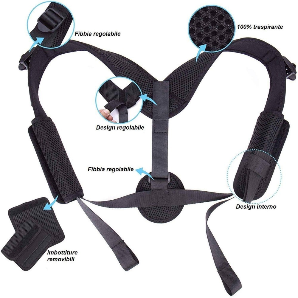 731455 Bande postural d'épaule et de dos contre...
