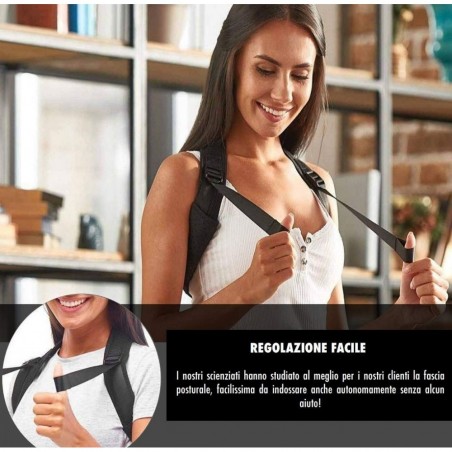 731455 Bande postural d'épaule et de dos contre la sciatique et la douleur