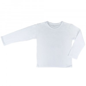 VKA32 T-shirt manches longues enfant Enox, col rond, intérieur polaire